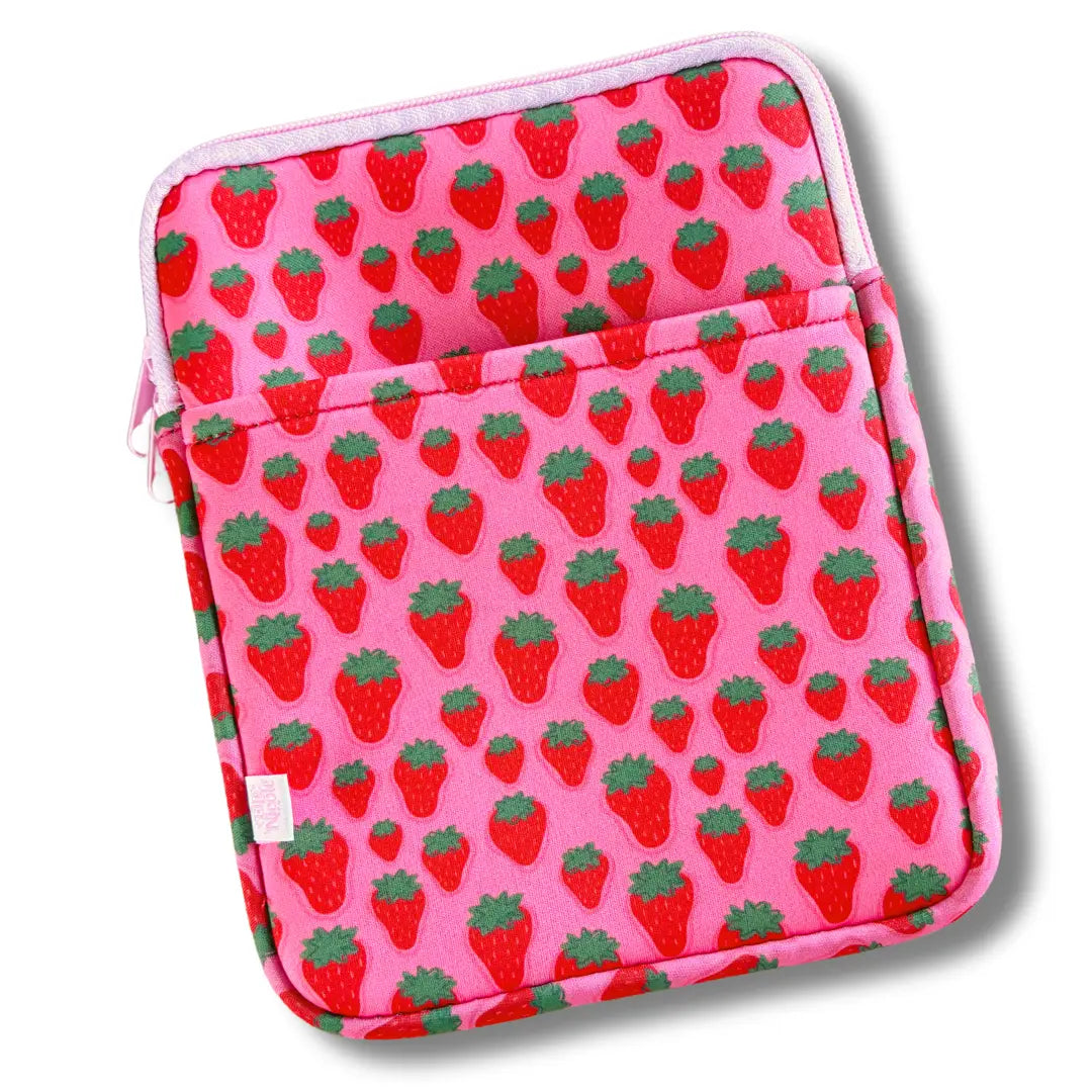 E-Reader / Tablet Sleeve / Book Sleeve - Strawberry Field