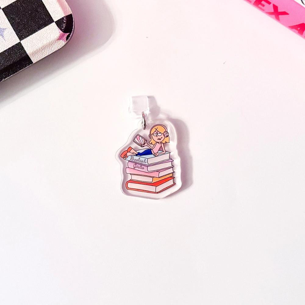 Lizzie E-Reader Charm