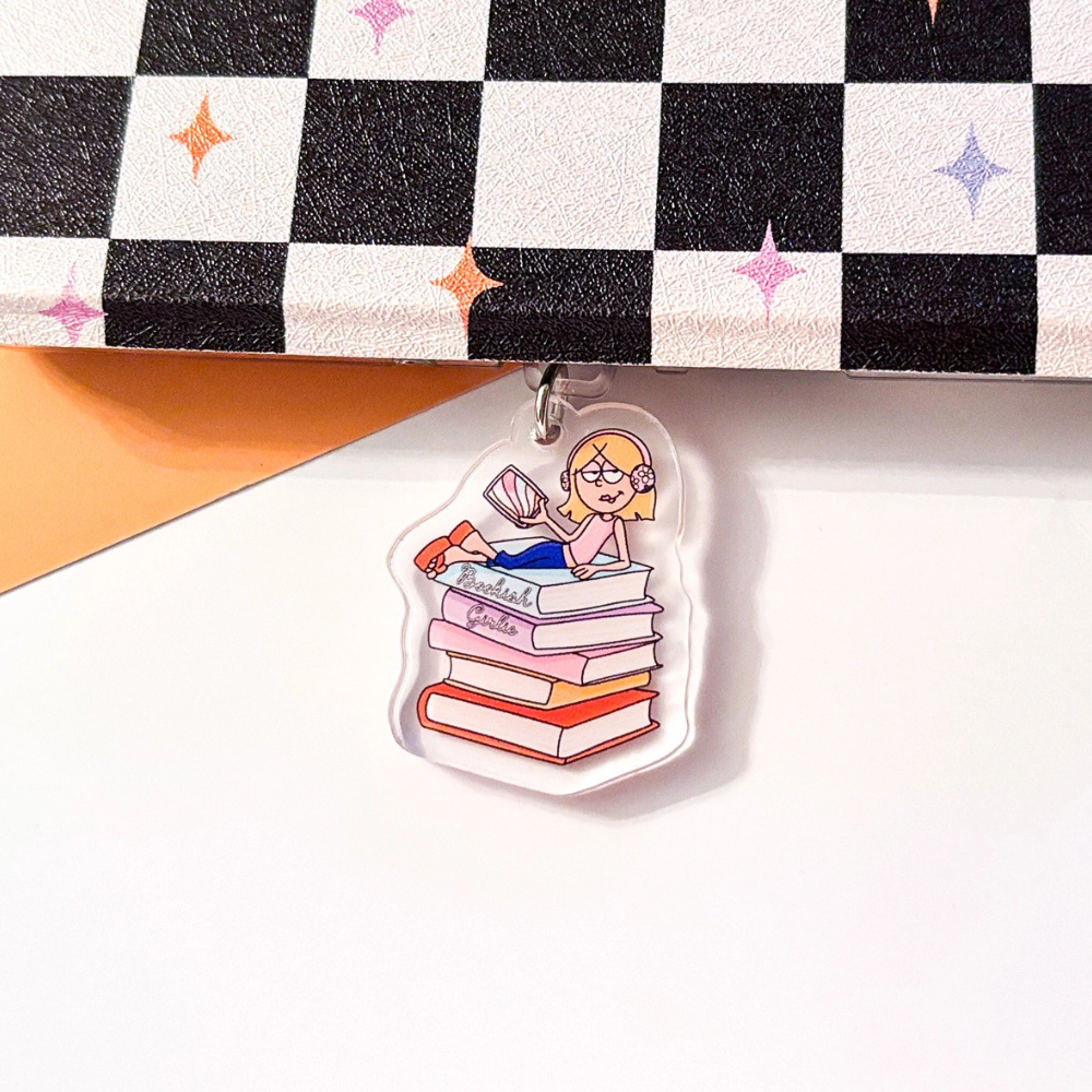Lizzie E-Reader Charm