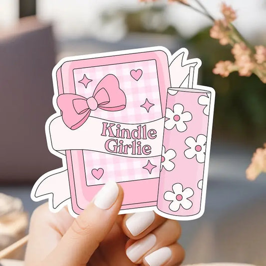 Kindle Girlie and Water Sticker
