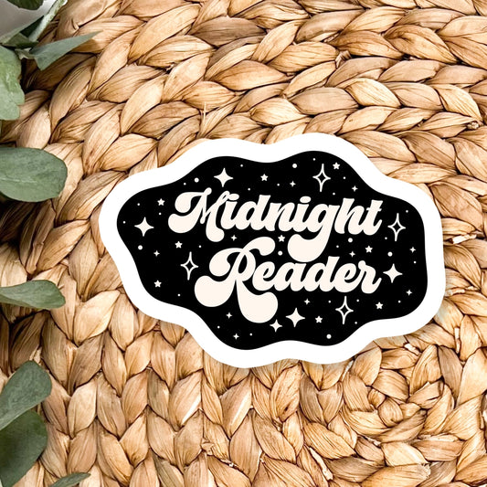Midnight Reader Sticker