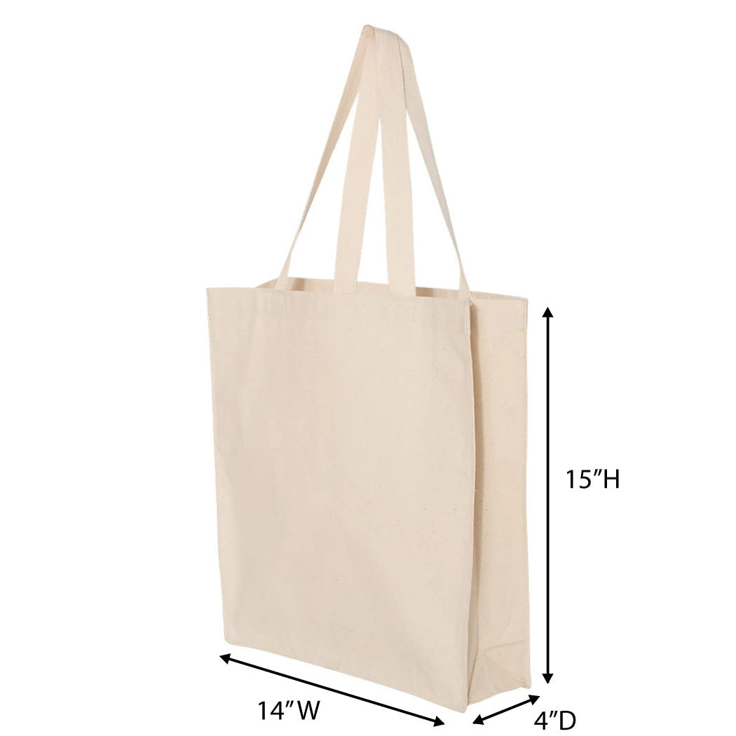 Bookworm Essentials Canvas Tote Bag