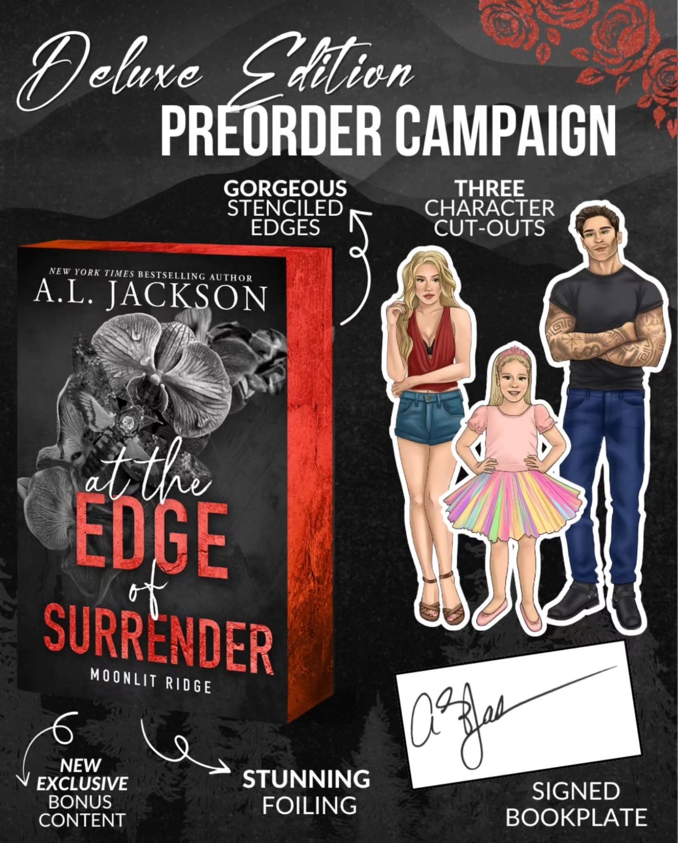 (Preorder Incentive) At the Edge of Surrender (Moonlit Ridge, 3)