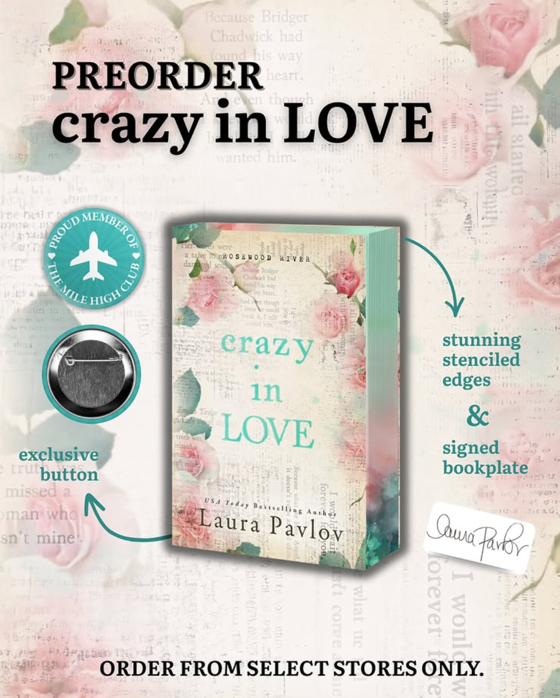 (Preorder Incentive) Crazy in Love (Rosewood River, 4)
