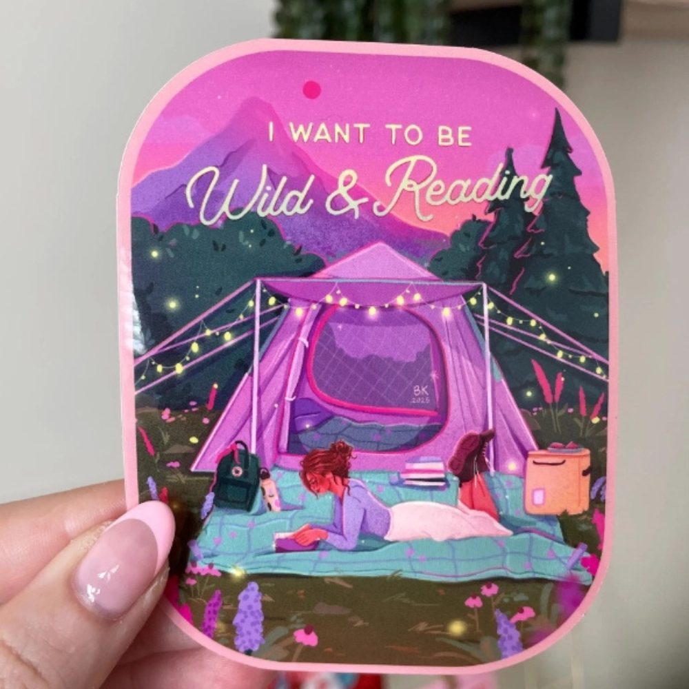 Wild and Reading Sticker