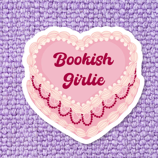 Bookish Girlie Sticker