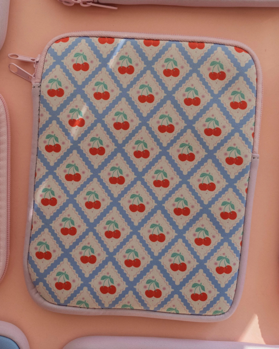 Zipper Cherries Kindle & E-Reader Sleeve