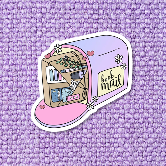 Book Mail Waterproof Vinyl Sticker