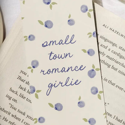 Small Town Romance Girlie Bookmark