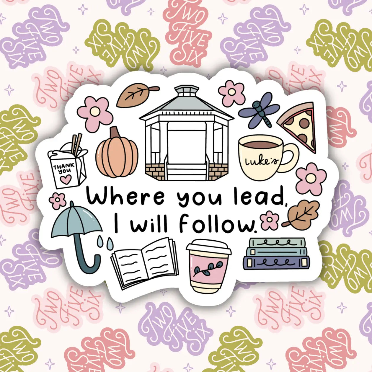 Cozy Town Sticker