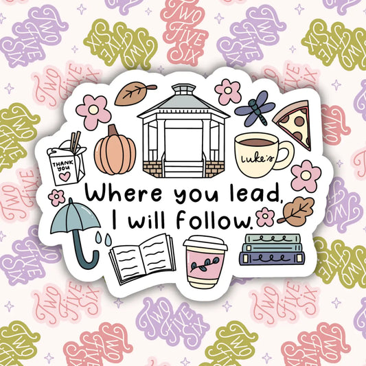 Cozy Town Sticker