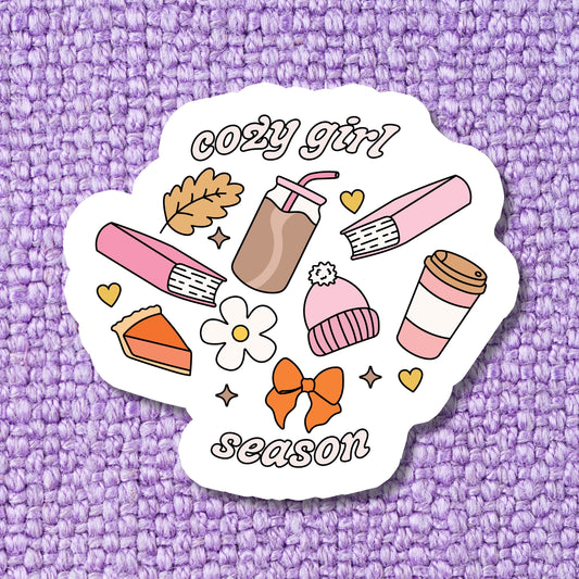 Cozy Girl Season Sticker