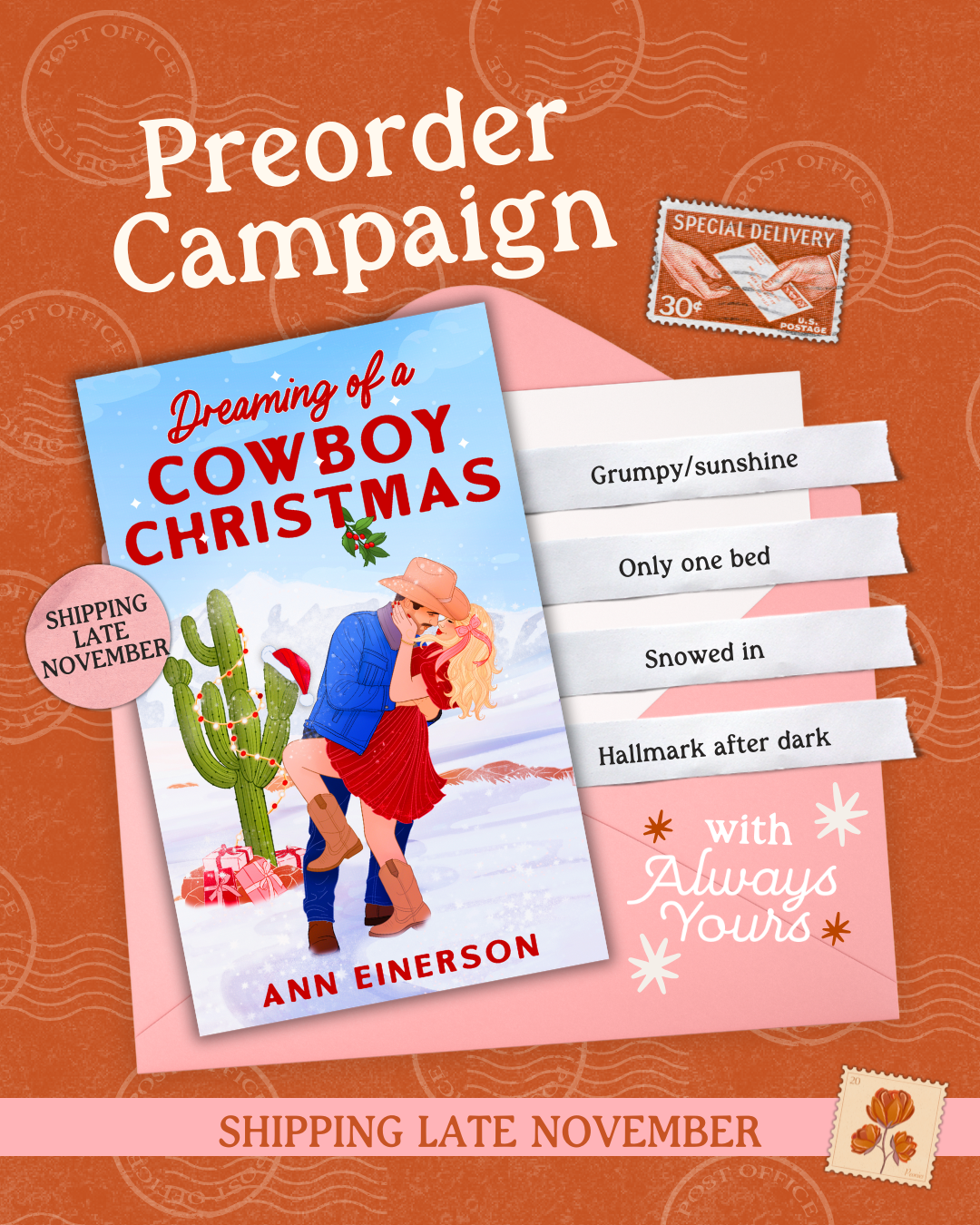 (Preorder Campaign) Dreaming of a Cowboy Christmas