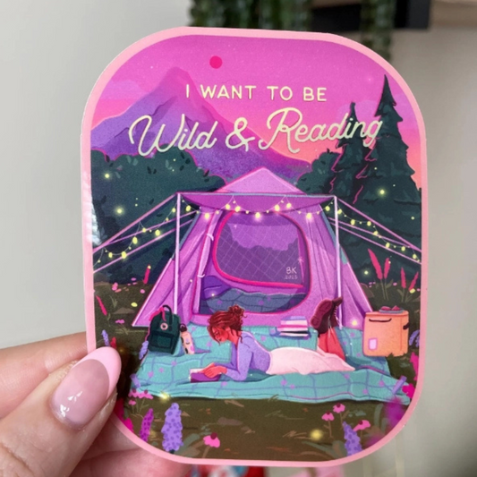 Wild and Reading Sticker