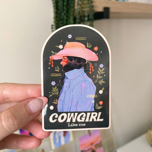Cowgirl Like Me Sticker
