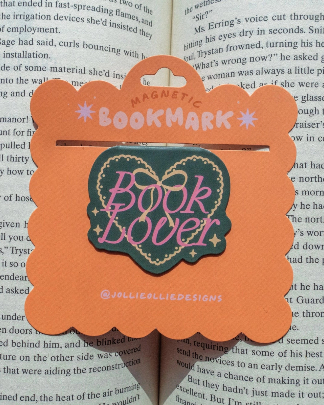 Book Lover Magnetic Bookmark