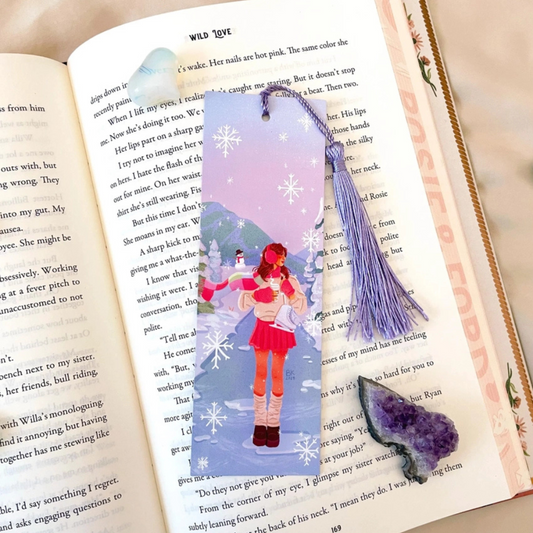 Snowy Stroll Bookmark