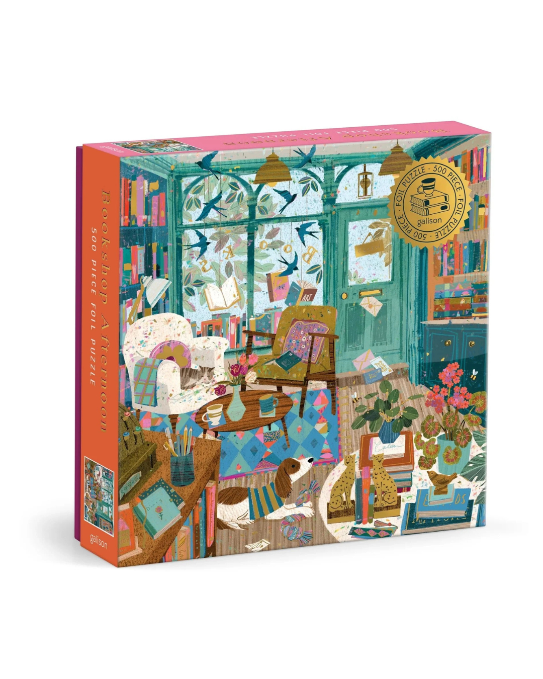 Bookshop Afternoon 500 Piece Foil Puzzle