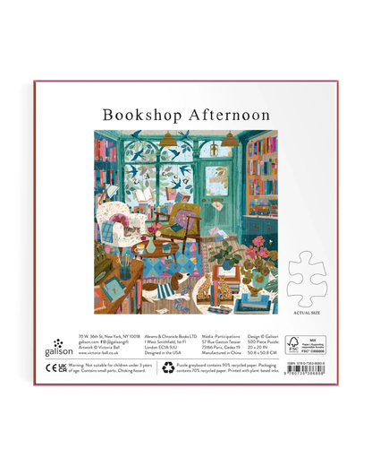 Bookshop Afternoon 500 Piece Foil Puzzle