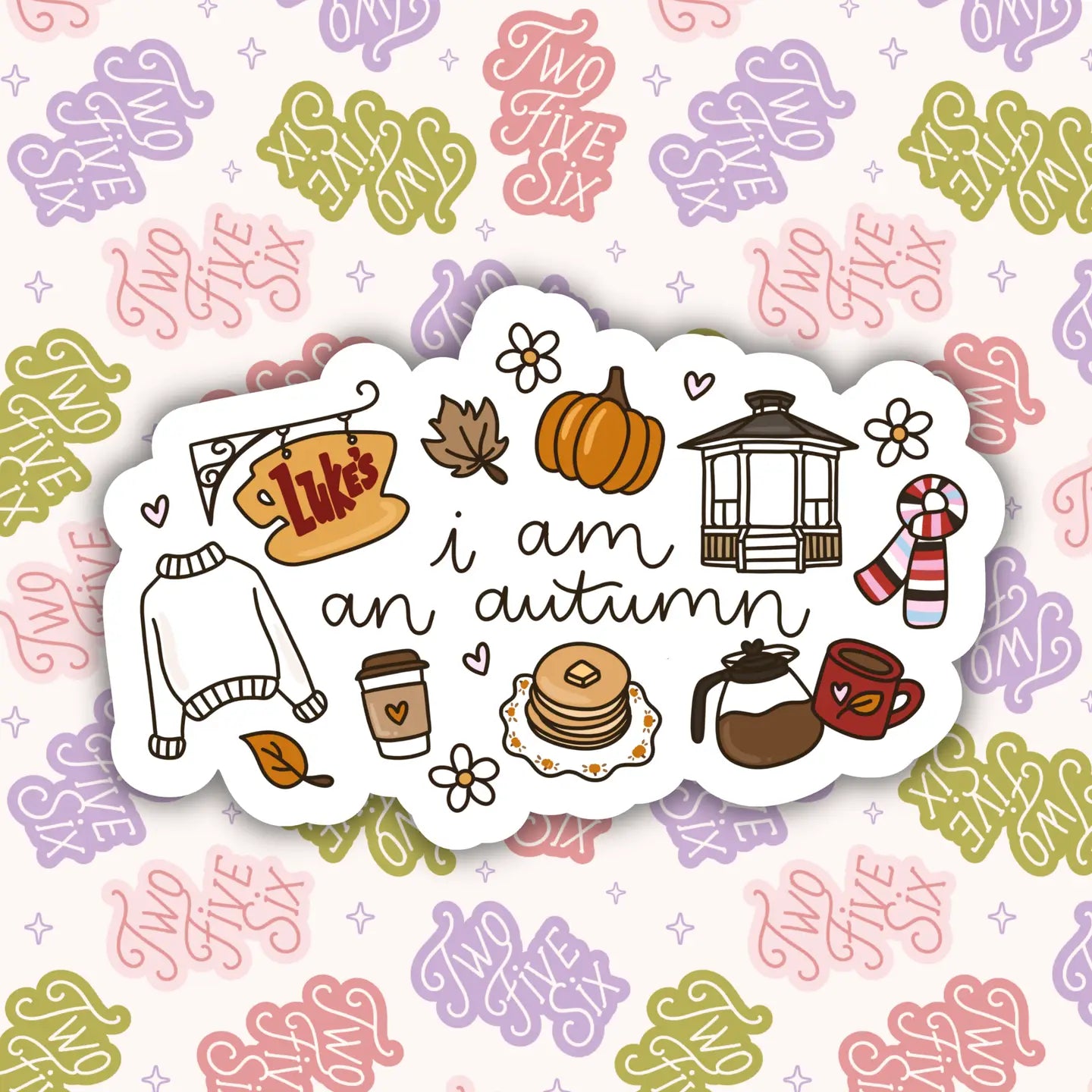 I Am An Autumn Sticker